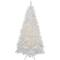 7.5ft. Pre-Lit White Iridescent Alaskan Pine Artificial Christmas Tree, Warm White Lights